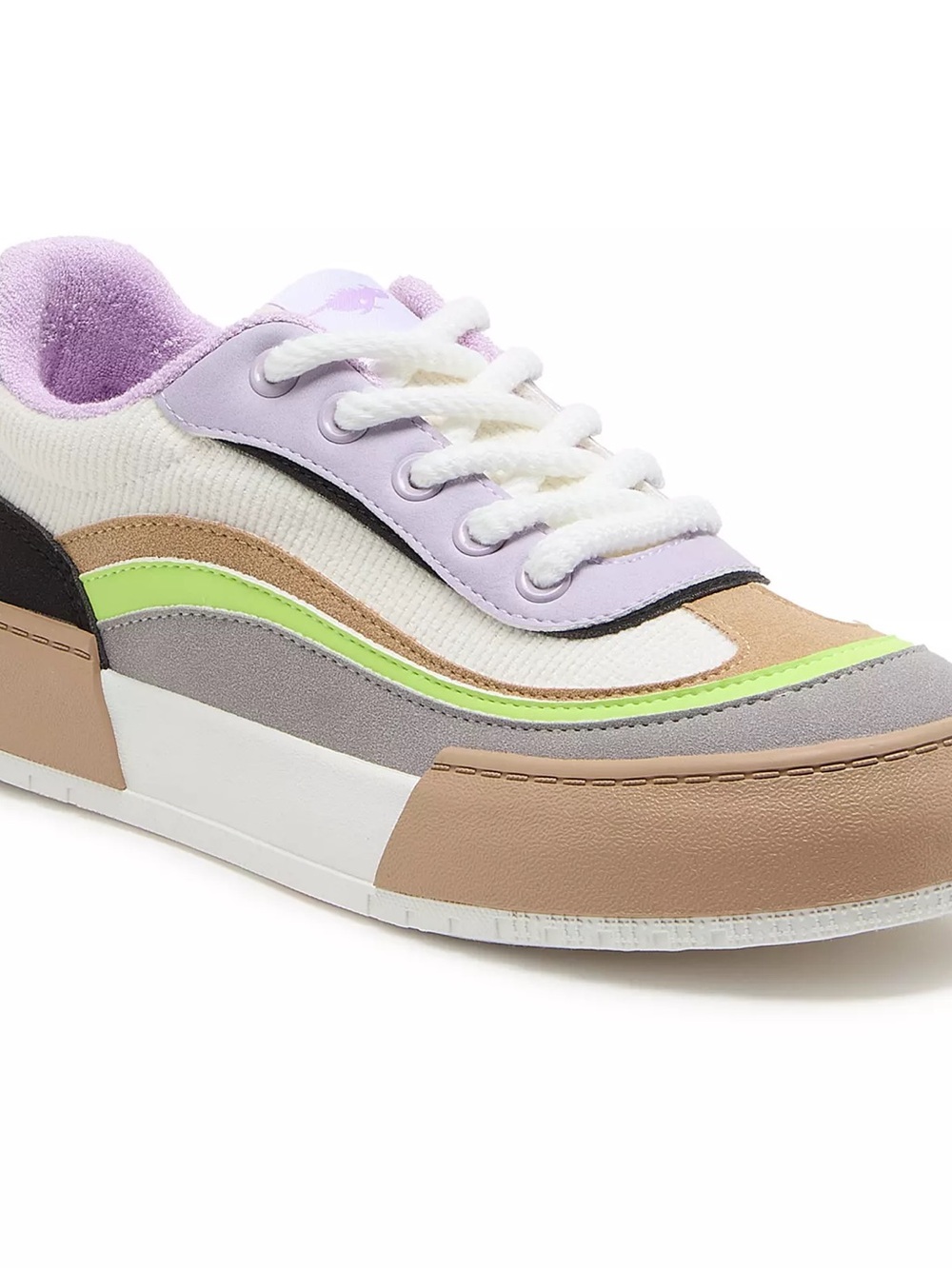 Rocket Dog Lavender, Lime & Neutral Low-Top Sneaker